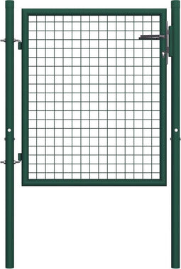 vidaXL - Poort - 100x75 - cm - staal - groen