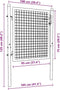 vidaXL - Poort - 100x75 - cm - staal - groen