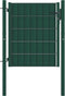 vidaXL - Poort - 100x81 - cm - PVC - en - staal - groen