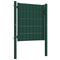 vidaXL - Poort - 100x81 - cm - PVC - en - staal - groen