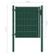 vidaXL - Poort - 100x81 - cm - PVC - en - staal - groen