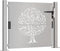 vidaXL - Poort - 105x105 - cm - boomontwerp - cortenstaal