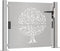 vidaXL - Poort - 105x105 - cm - boomontwerp - cortenstaal