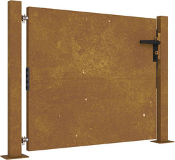 vidaXL - Poort - 105x105 - cm - cortenstaal