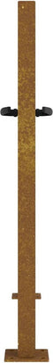vidaXL - Poort - 105x105 - cm - grasontwerp - cortenstaal