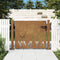 vidaXL - Poort - 105x105 - cm - grasontwerp - cortenstaal