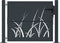 vidaXL - Poort - 105x105 - cm - met - grasontwerp - staal - antracietkleurig