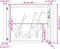 vidaXL - Poort - 105x105 - cm - met - grasontwerp - staal - antracietkleurig