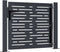 vidaXL - Poort - 105x105 - cm - met - vierkant - staal - antracietkleurig