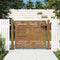 vidaXL - Poort - 105x105 - cm - vierkant - cortenstaal