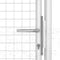 vidaXL - Poort - 105x125 - cm - gegalvaniseerd - staal - zilverkleurig