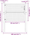 vidaXL-Poort-105x125-cm-staal-antracietkleurig