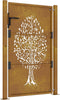 vidaXL - Poort - 105x130 - cm - boomontwerp - cortenstaal