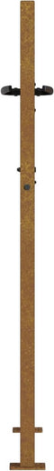 vidaXL - Poort - 105x130 - cm - boomontwerp - cortenstaal