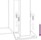 vidaXL - Poort - 105x130 - cm - met - boomontwerp - staal - antracietkleurig
