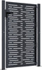 vidaXL - Poort - 105x130 - cm - met - vierkant - staal - antracietkleurig