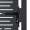 vidaXL - Poort - 105x130 - cm - met - vierkant - staal - antracietkleurig