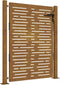 vidaXL - Poort - 105x130 - cm - vierkant - cortenstaal