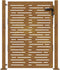 vidaXL - Poort - 105x130 - cm - vierkant - cortenstaal