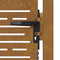 vidaXL - Poort - 105x130 - cm - vierkant - cortenstaal