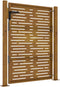 vidaXL - Poort - 105x130 - cm - vierkant - cortenstaal