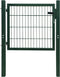 vidaXL - Poort - 105x150 - cm - staal - groen