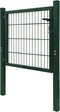 vidaXL - Poort - 105x150 - cm - staal - groen