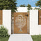 vidaXL - Poort - 105x155 - cm - boomontwerp - cortenstaal