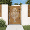 vidaXL - Poort - 105x155 - cm - boomontwerp - cortenstaal