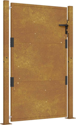 vidaXL - Poort - 105x155 - cm - cortenstaal