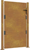 vidaXL - Poort - 105x155 - cm - cortenstaal