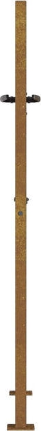 vidaXL - Poort - 105x155 - cm - cortenstaal