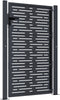 vidaXL - Poort - 105x155 - cm - met - vierkant - staal - antracietkleurig