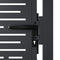 vidaXL - Poort - 105x155 - cm - met - vierkant - staal - antracietkleurig