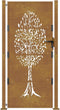 vidaXL - Poort - 105x180 - cm - boomontwerp - cortenstaal