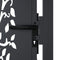 vidaXL - Poort - 105x180 - cm - met - boomontwerp - staal - antracietkleurig