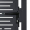 vidaXL - Poort - 105x180 - cm - met - vierkant - staal - antracietkleurig