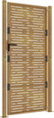 vidaXL - Poort - 105x180 - cm - vierkant - cortenstaal