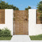vidaXL - Poort - 105x180 - cm - vierkant - cortenstaal