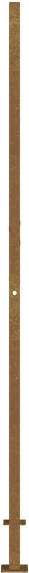 vidaXL - Poort - 105x180 - cm - vierkant - cortenstaal