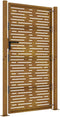 vidaXL - Poort - 105x180 - cm - vierkant - cortenstaal