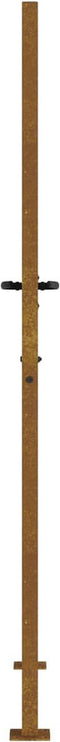 vidaXL - Poort - 105x180 - cm - vierkant - cortenstaal