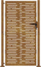 vidaXL - Poort - 105x180 - cm - vierkant - cortenstaal