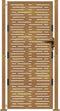 vidaXL - Poort - 105x180 - cm - vierkant - cortenstaal
