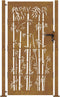 vidaXL - Poort - 105x205 - cm - bamboe-ontwerp - cortenstaal