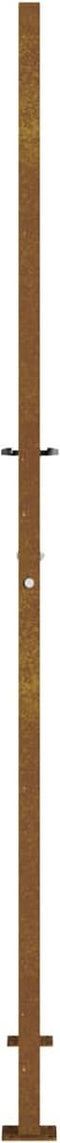 vidaXL - Poort - 105x205 - cm - cortenstaal - boom - ontwerp
