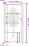 vidaXL - Poort - 105x205 - cm - cortenstaal - boom - ontwerp