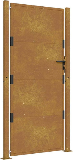 vidaXL - Poort - 105x205 - cm - cortenstaal