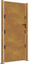 vidaXL - Poort - 105x205 - cm - cortenstaal