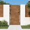vidaXL - Poort - 105x205 - cm - cortenstaal